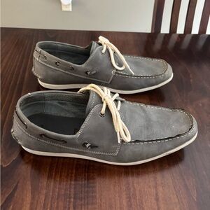 Steve Madden Gray Boat Shoes